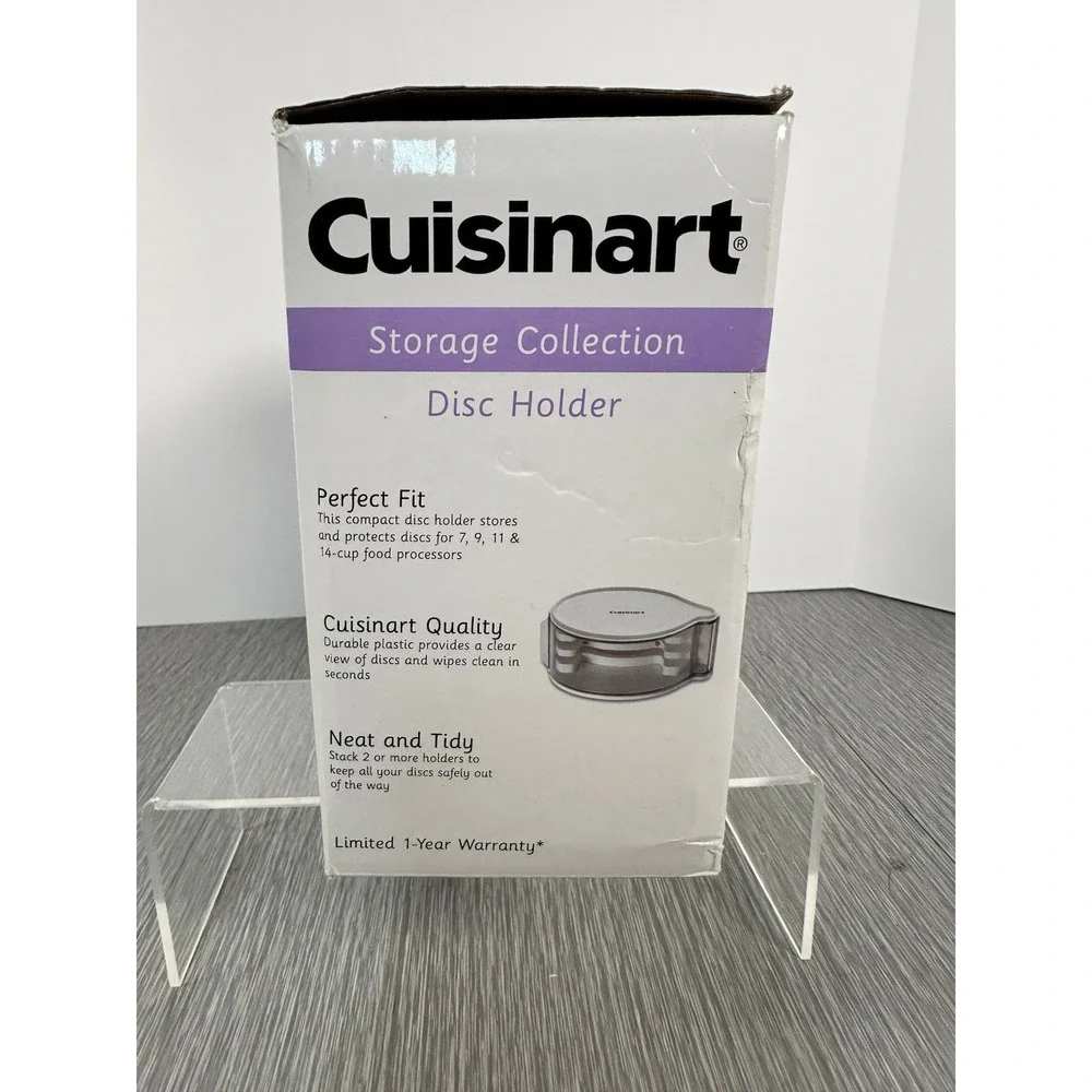 CUISINART Disc Storage HOLDER -Holds Three 7, 9, 11,14 Cup Food Processor DLC-DH